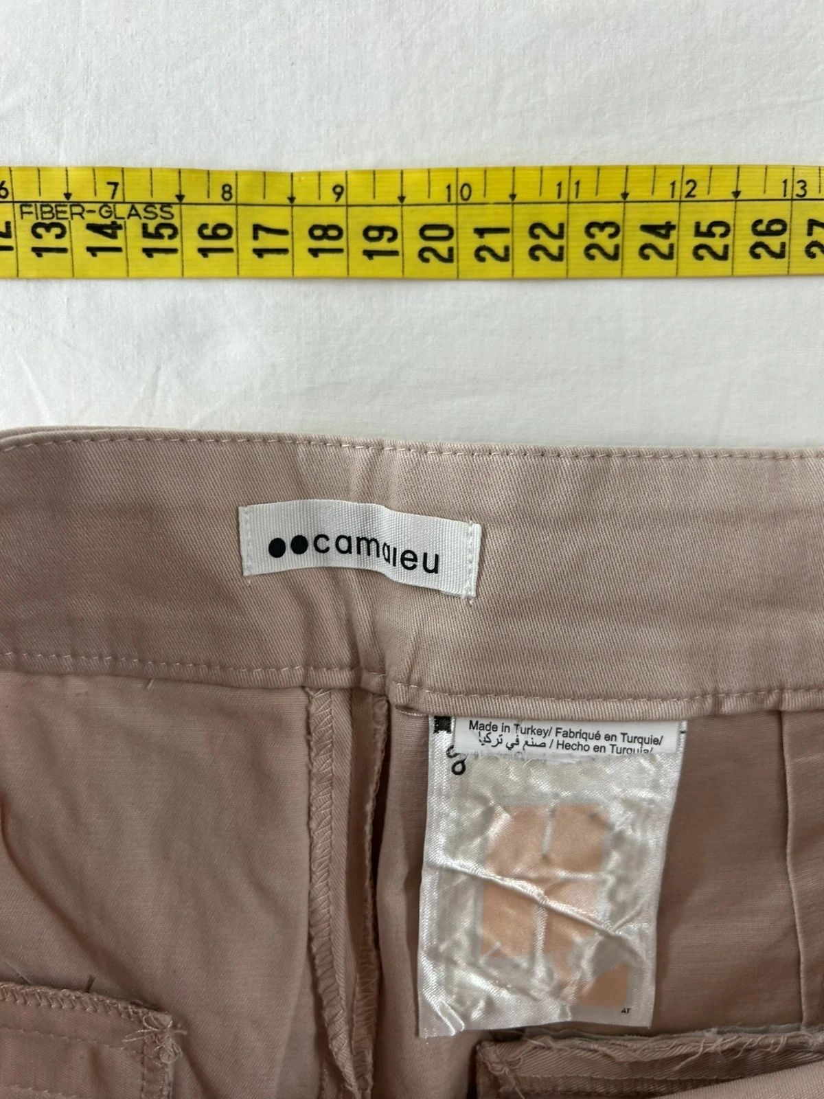 Cama®au beige high-waisted shorts – photo 6